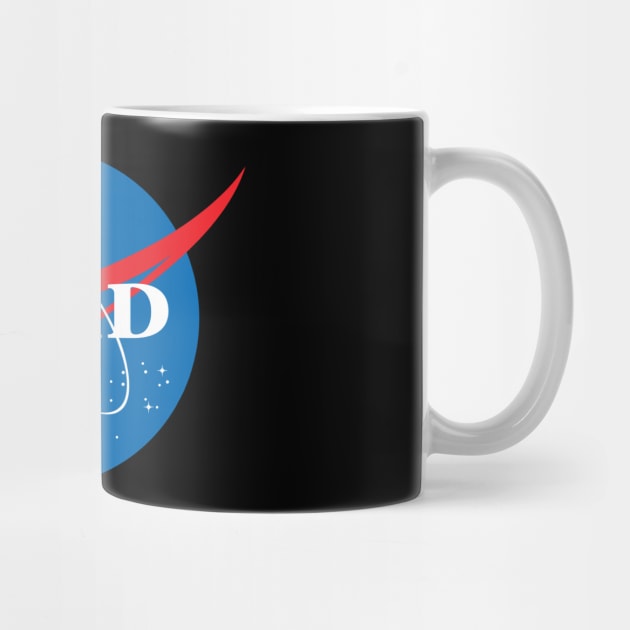 Nerd NASA Logo Geek Space Humor by ballhard